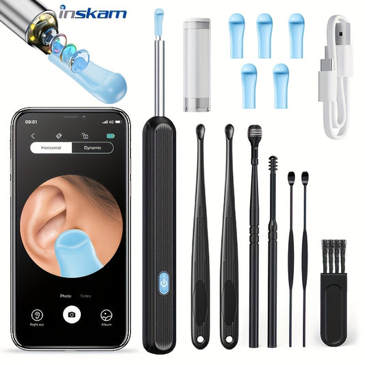 Kit de nettoyage oreilles 7 pièces – avec caméra HD & lumière LED