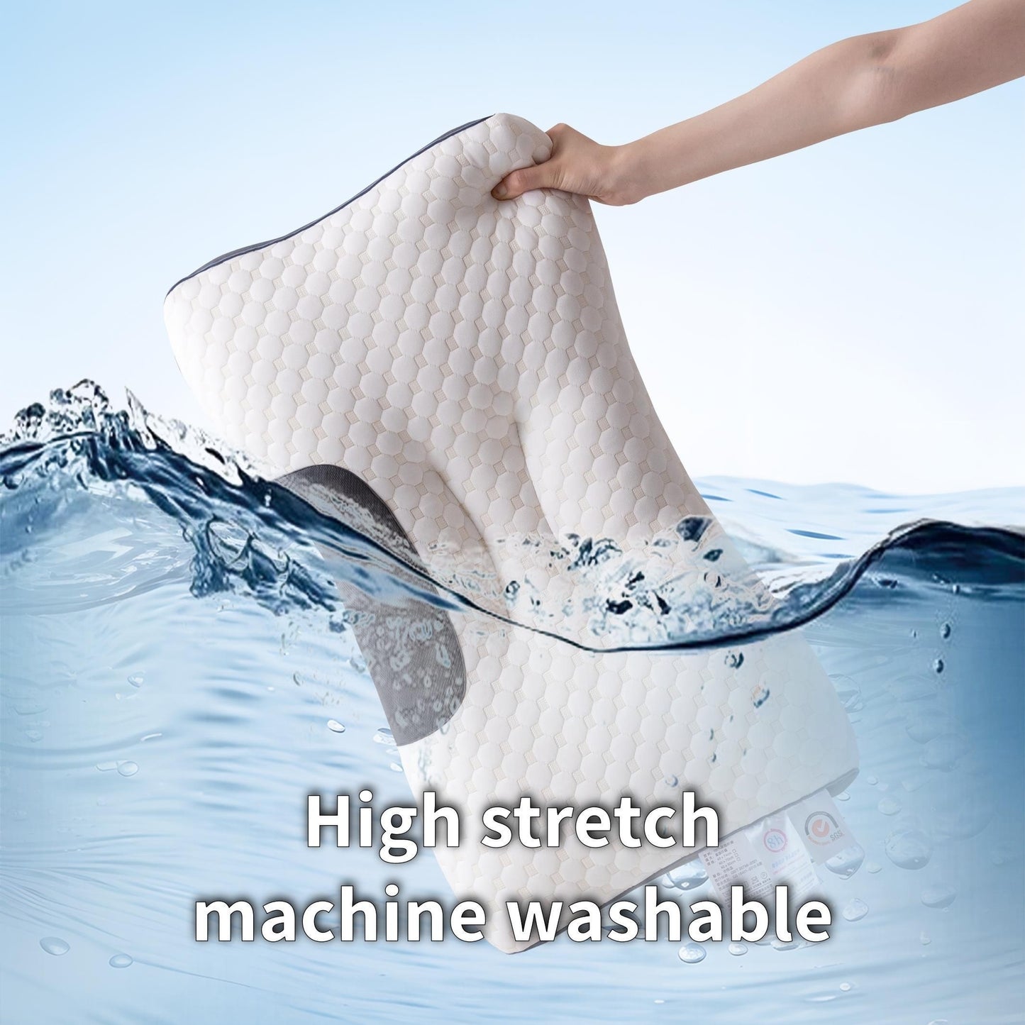 Oreiller ergonomique ajustable – confort cervical pour sommeil optimal