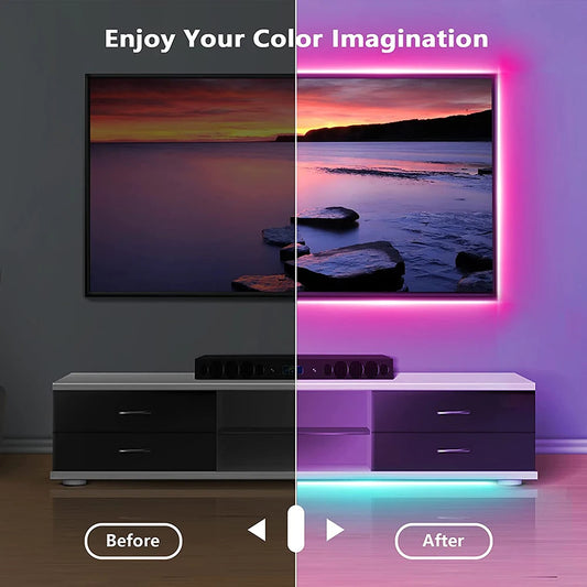 Ruban LED RGB 5 m Bluetooth USB