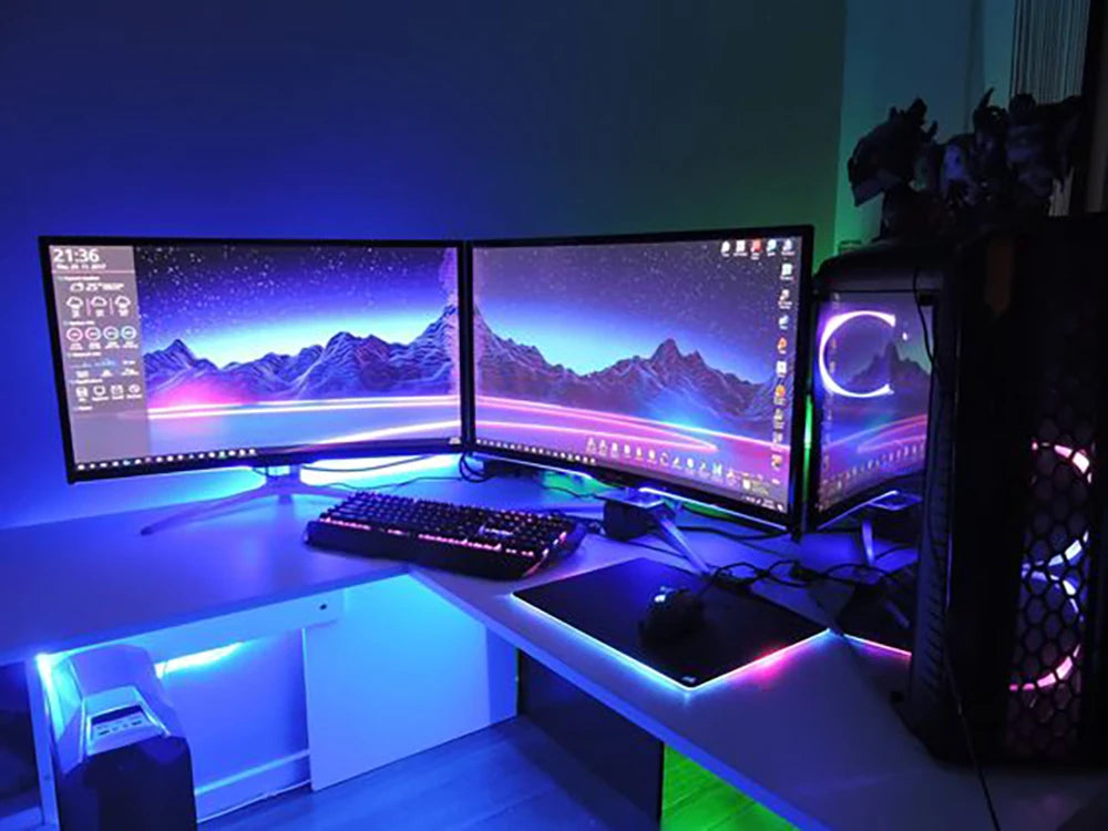 Ruban LED RGB 5 m Bluetooth USB