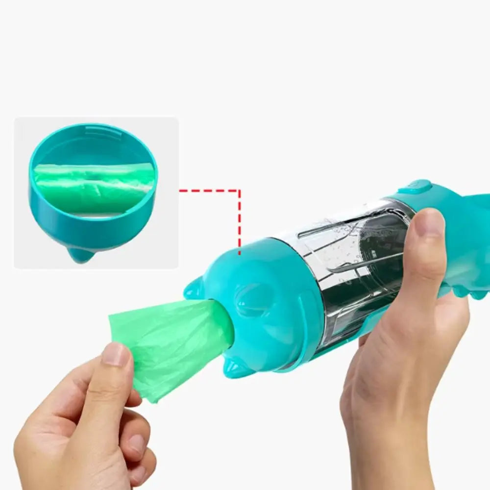 Distributeur voyage 3‑en‑1 pour chien