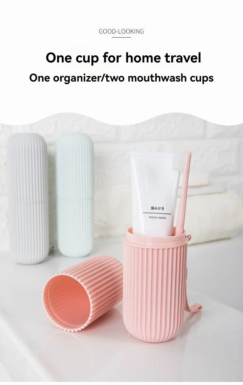 Set voyage brosse à dents & dentifrice – étui protecteur
