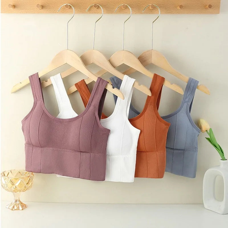 Soutien-gorge sport respirant & push-up sans coutures