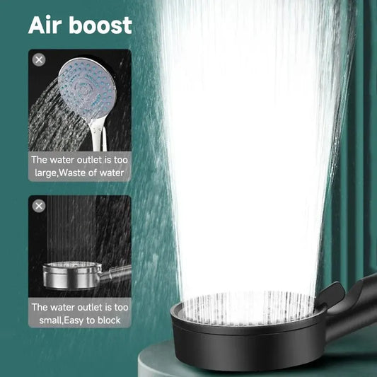 Tête de douche multifonction 6 modes – effet massage boost