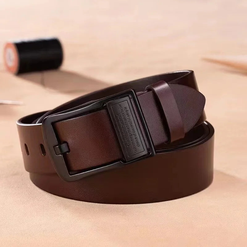 Ceinture cuir vachette luxe – boucle alliage auto‑ajustable