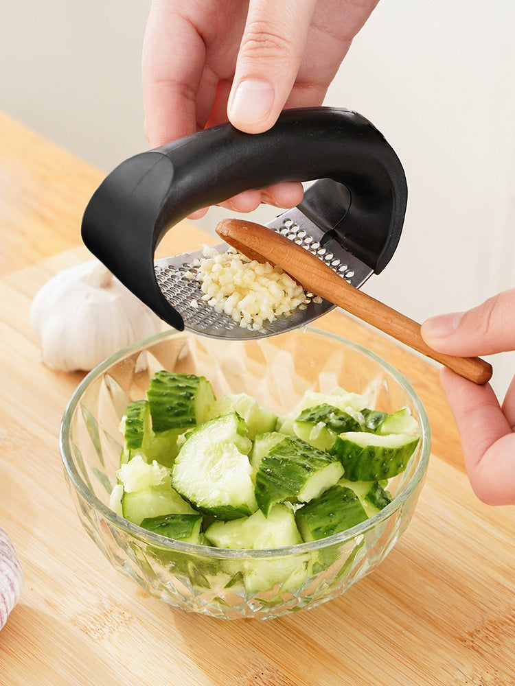 Presse-ail inox ergonomique