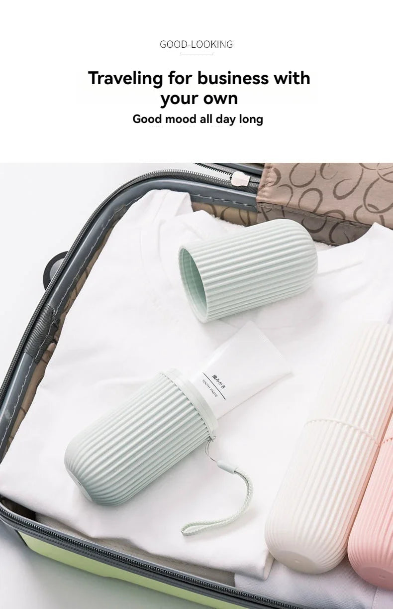 Set voyage brosse à dents & dentifrice – étui protecteur