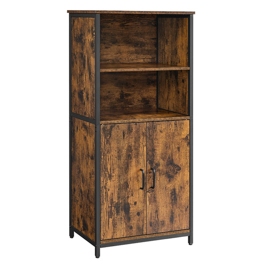 Armoire haute VASAGLE cuisine – étagères réglables & compartiments ouverts