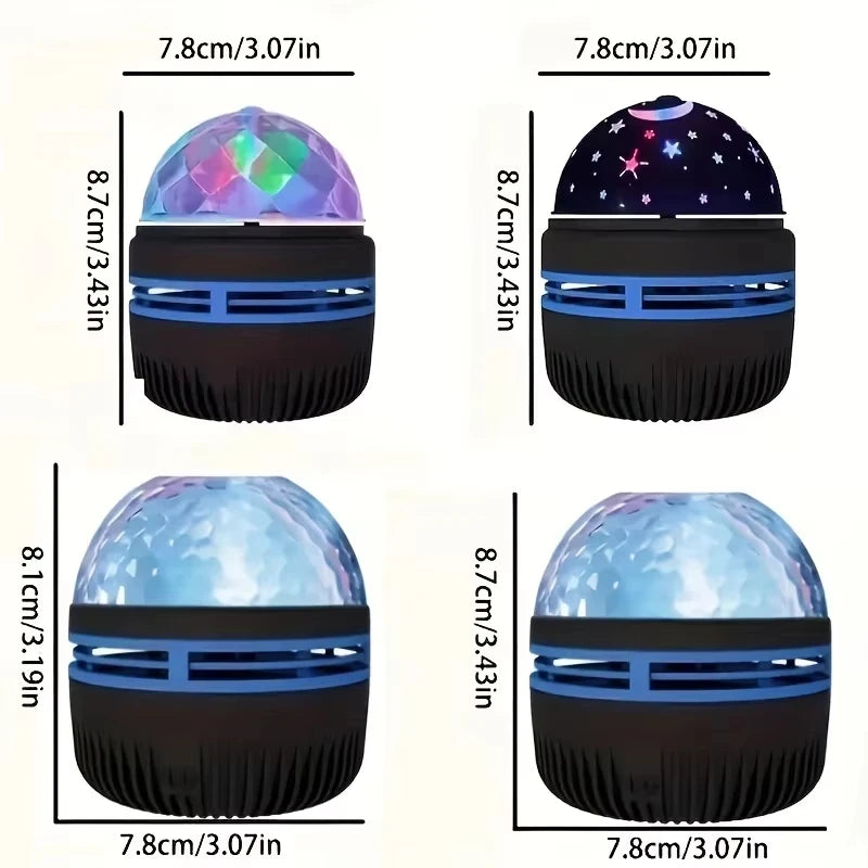 Projecteur d’étoiles & vagues d’eau – 7 couleurs LED