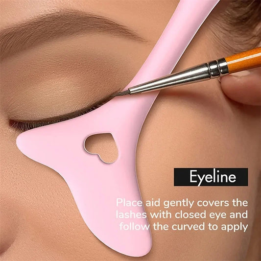 Pochoir eyeliner & masque silicone réutilisable