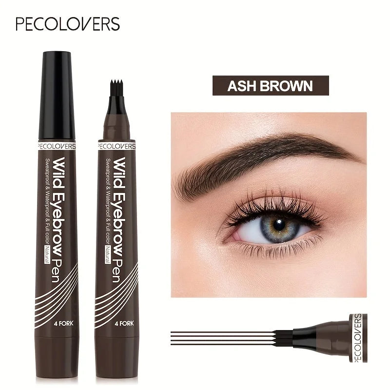 Stylo sourcils micro‑4 pointes waterproof