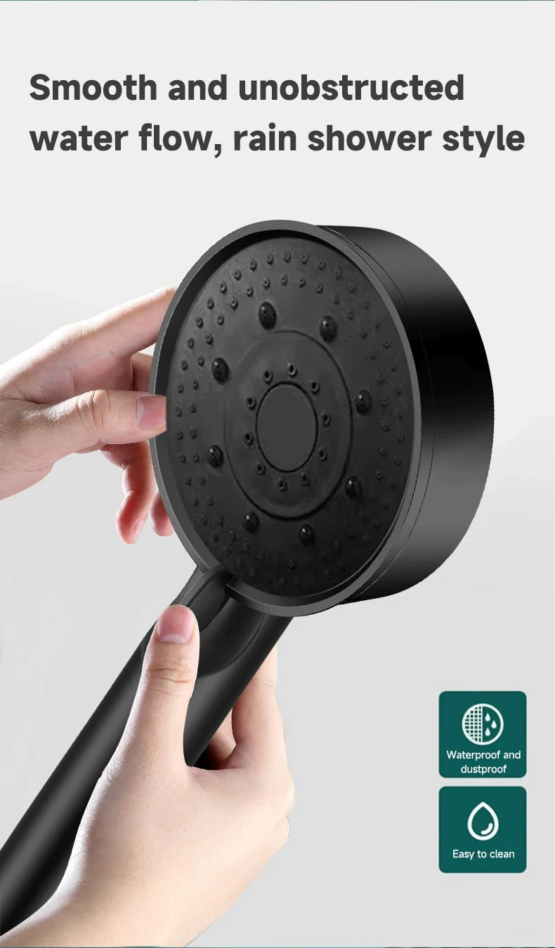 Tête de douche multifonction 6 modes – effet massage boost