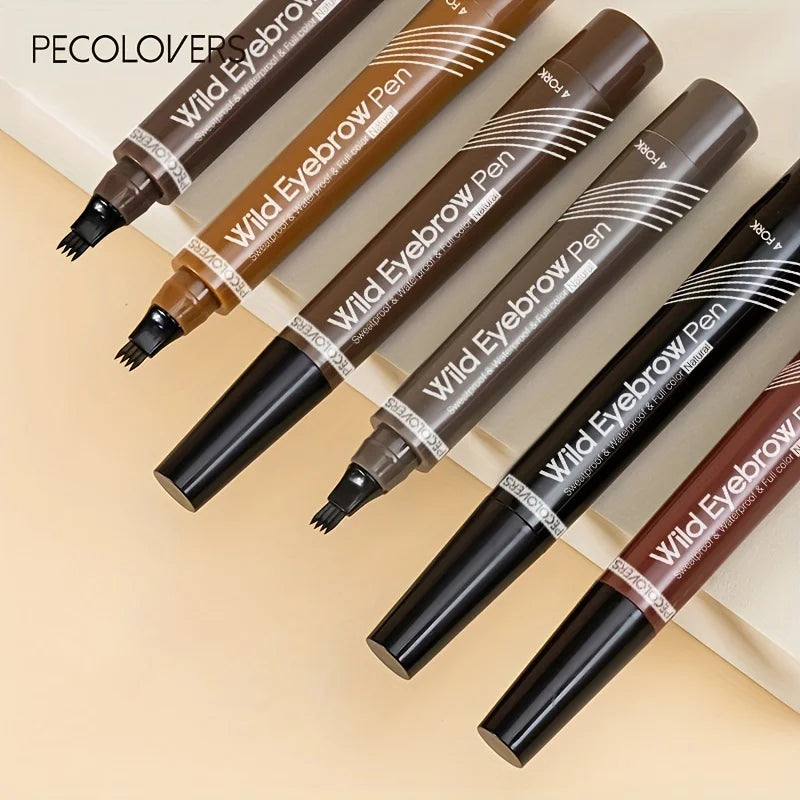 Stylo sourcils micro‑4 pointes waterproof