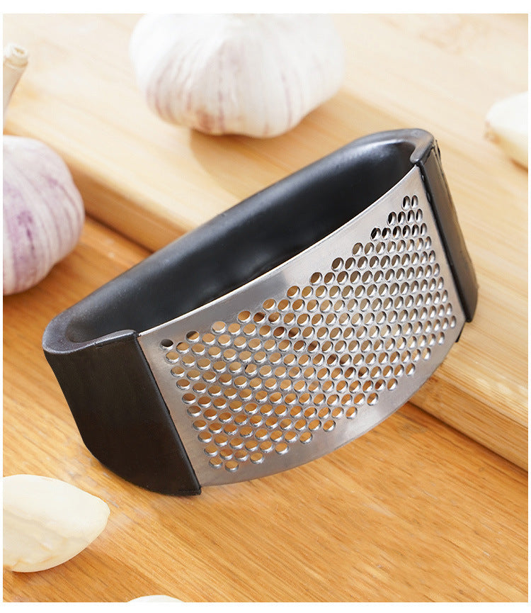 Presse-ail inox ergonomique