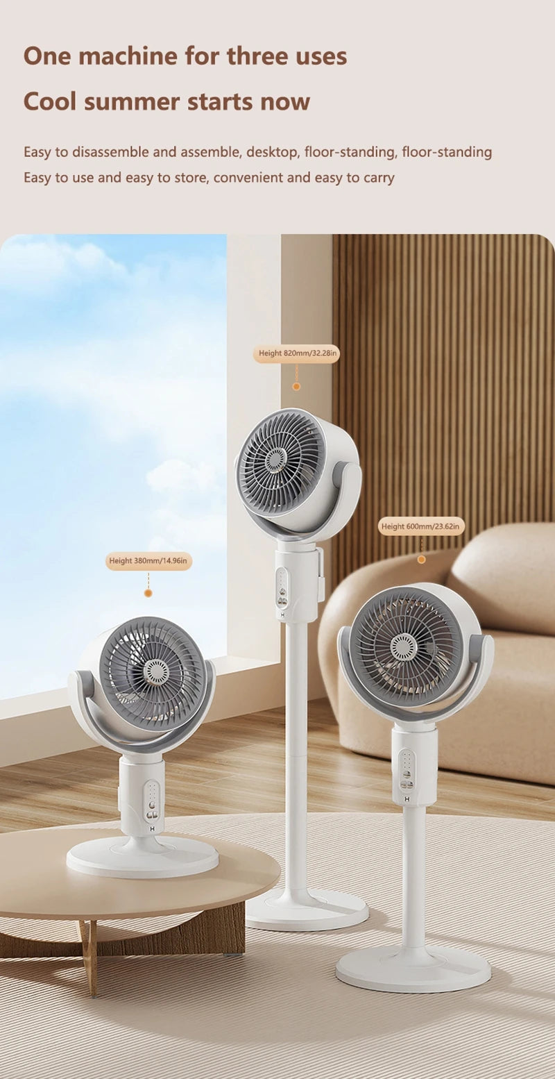 Xiaomi bureau sol à ventilateur avec télécommande rétractable Intelligent silencieux ventilateur électrique bureau à domicile ventilateur de Circulation d'air nouveau