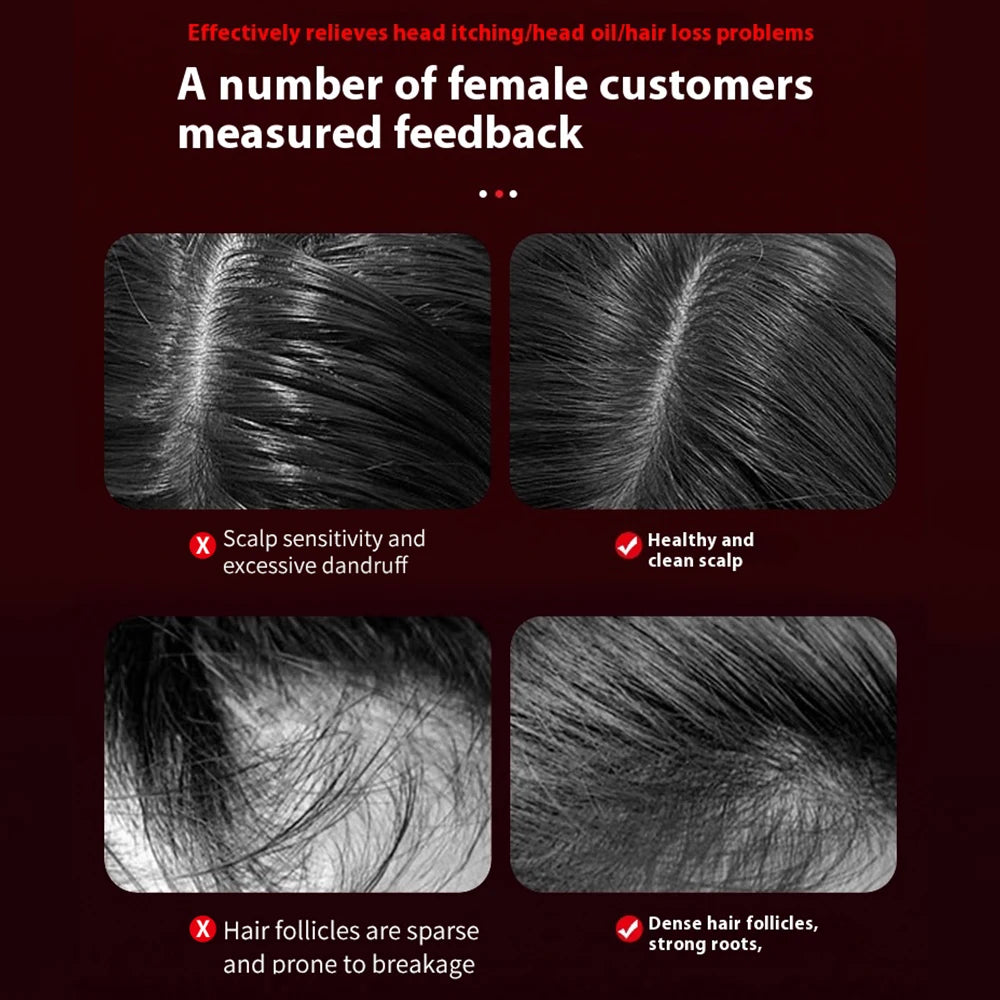 Brosse électrique infra‑rouge multi‑thérapie – croissance & massage