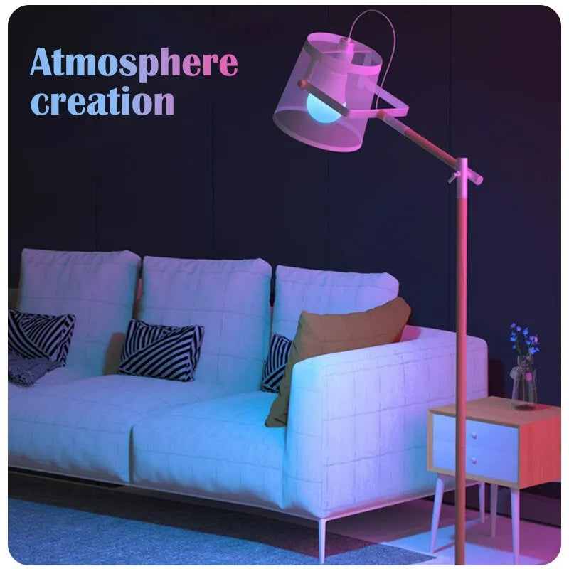 Ampoule LED RGB E27 – 16 couleurs + télécommande
