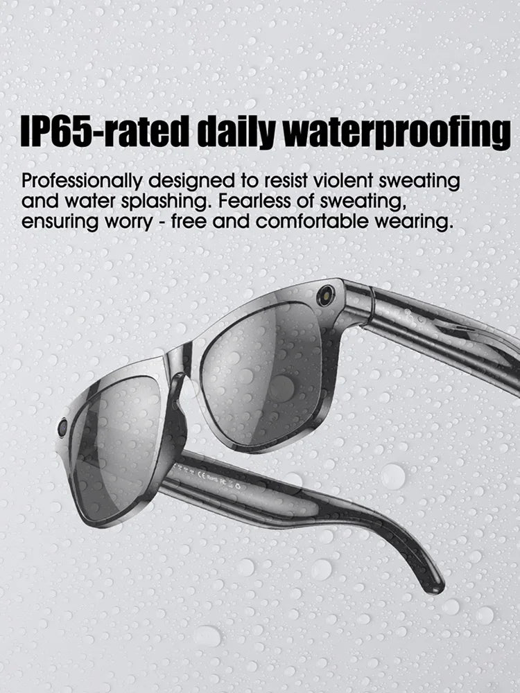 Xiaomi 4K HD lunettes intelligentes AI GPT caméra Bluetooth appel 260Mah batterie Assistant vocal traduire identifier les objets lunettes intelligentes