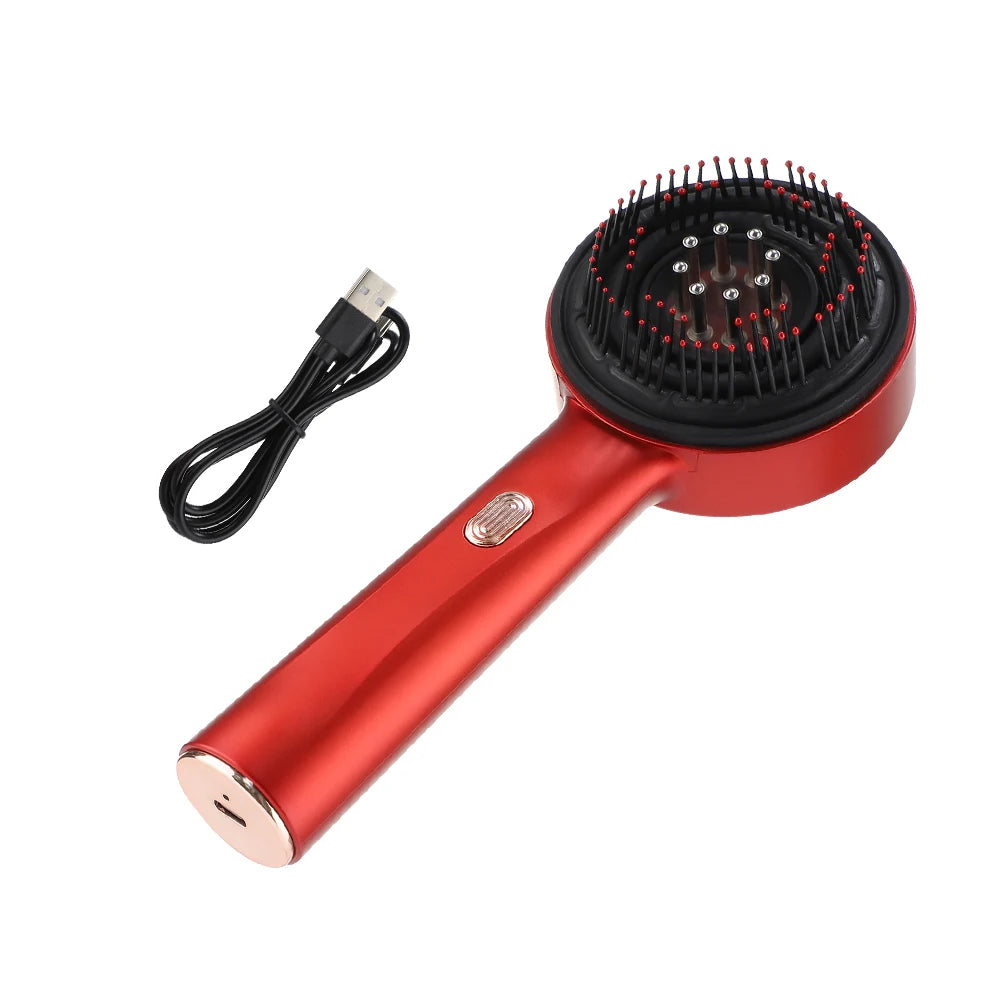 Brosse électrique infra‑rouge multi‑thérapie – croissance & massage