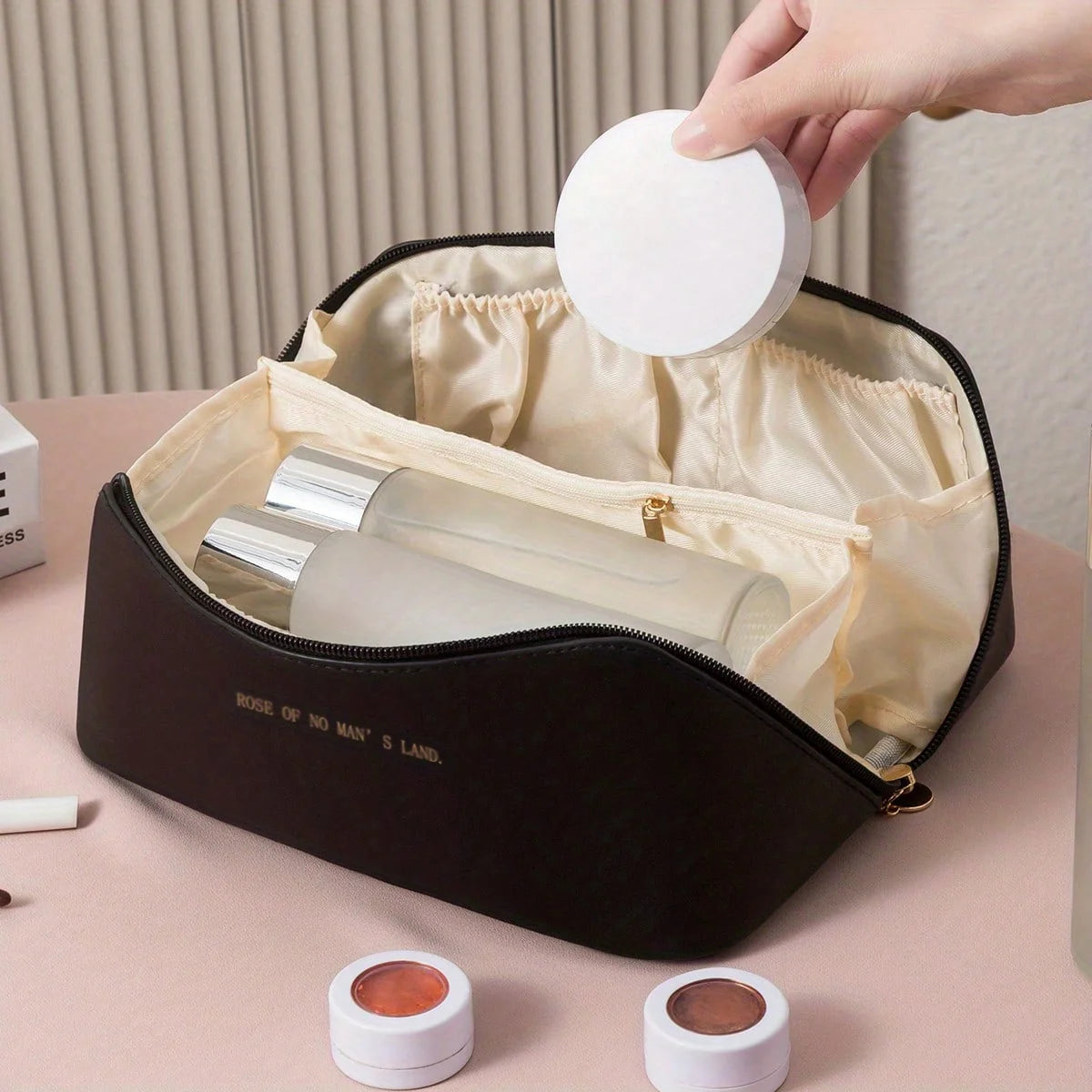 Trousse de maquillage de luxe – rangement voyage