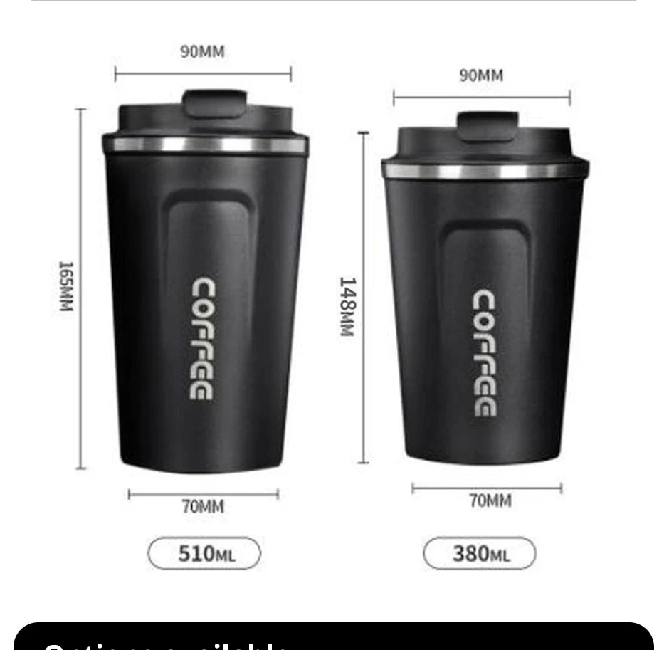 Tasse thermos USB intelligente 380–510 ml – écran température LED