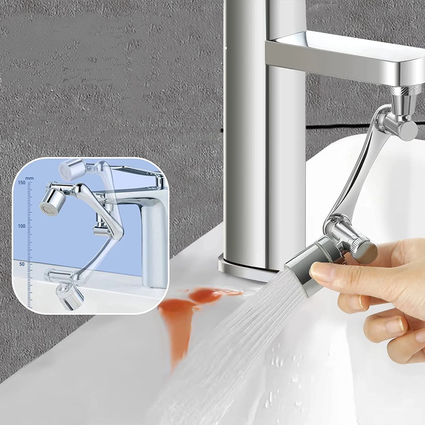 Pulvérisateur Multifonctionnel à Distance, Extension de Bras de Robot, Rotation à 1080 °, pour Tourisme, Effluent, F/05