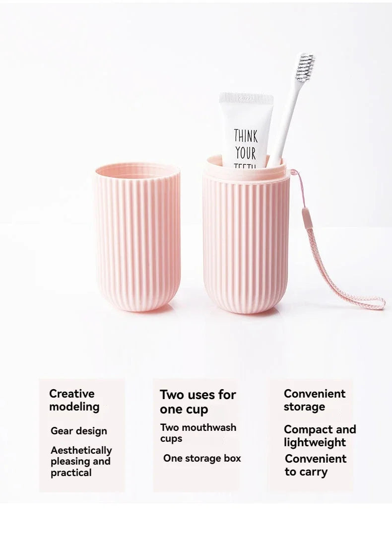 Set voyage brosse à dents & dentifrice – étui protecteur