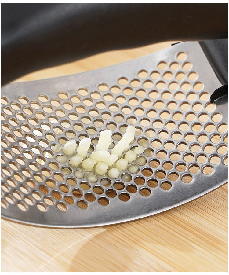 Presse-ail inox ergonomique
