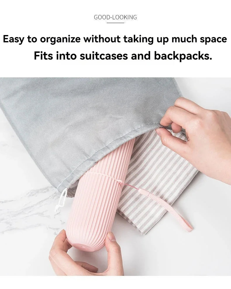 Set voyage brosse à dents & dentifrice – étui protecteur