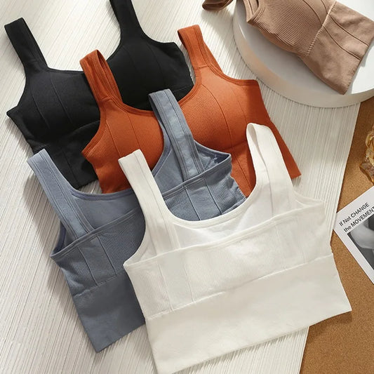 Soutien-gorge sport respirant & push-up sans coutures