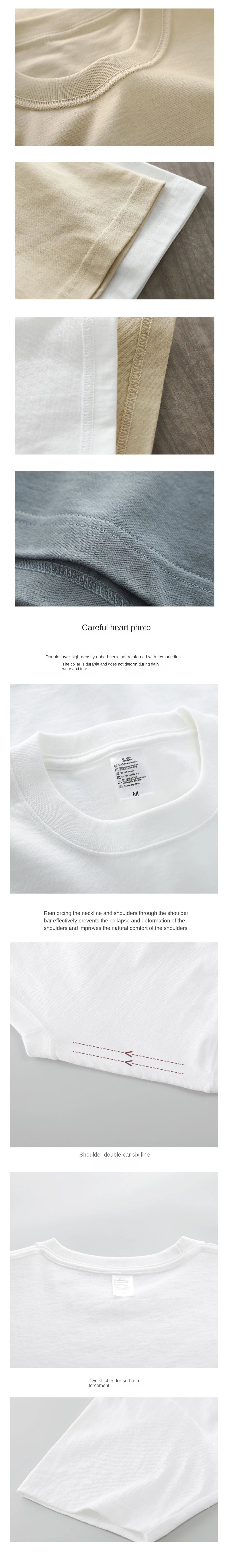 T-shirt coton 280 g/m² DUDIETS – manches courtes