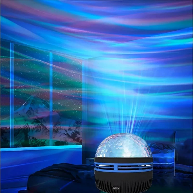 Projecteur d’étoiles & vagues d’eau – 7 couleurs LED