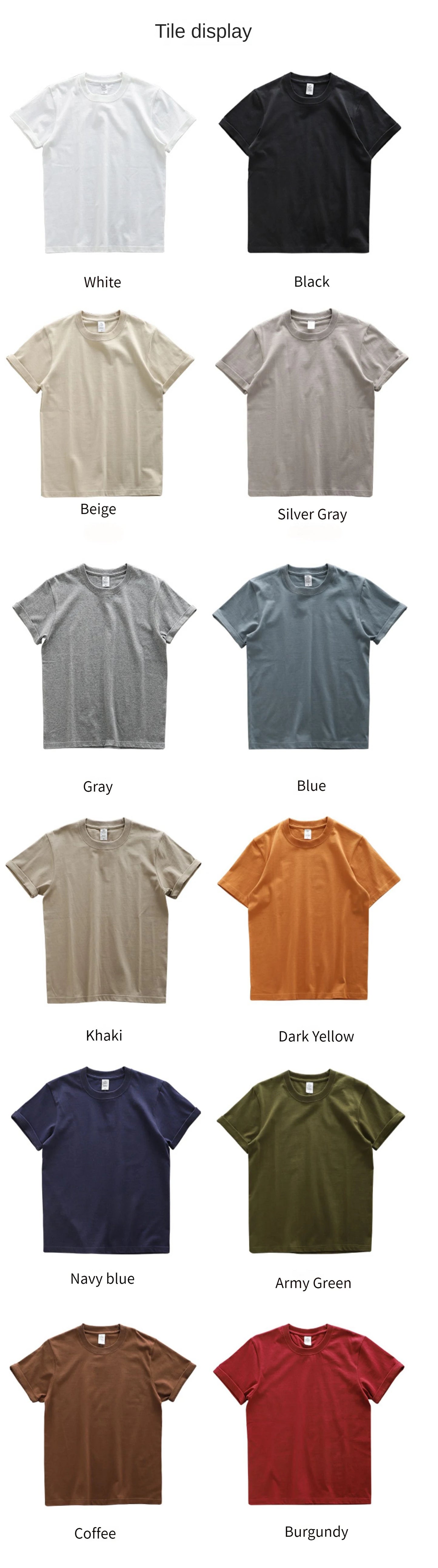 T-shirt coton 280 g/m² DUDIETS – manches courtes