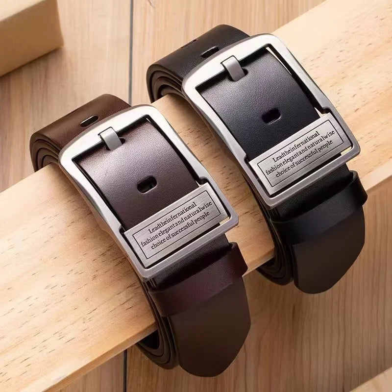 Ceinture cuir vachette luxe – boucle alliage auto‑ajustable