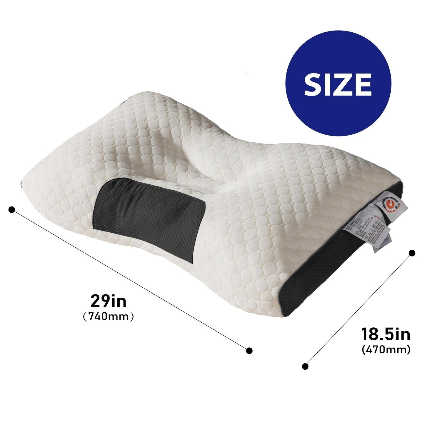 Oreiller ergonomique ajustable – confort cervical pour sommeil optimal