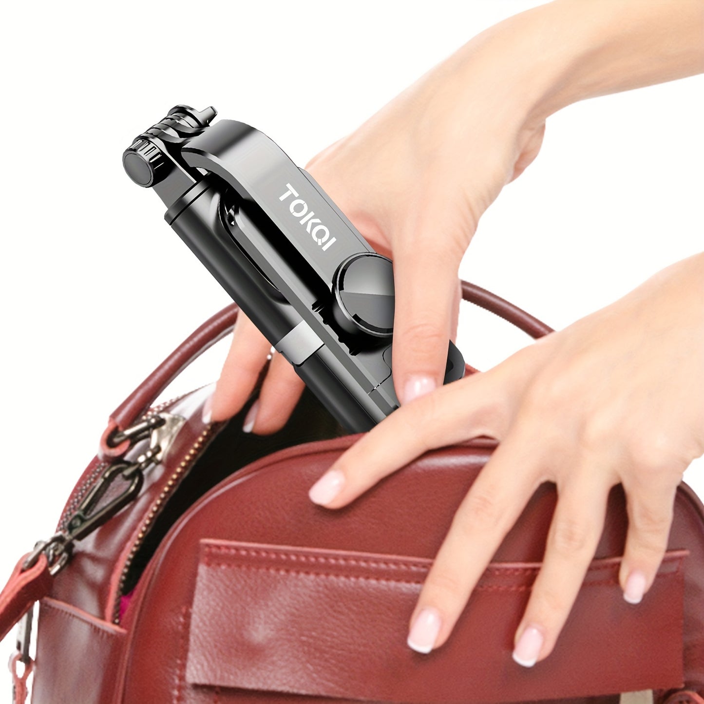 Perche selfie trépied 3‑en‑1 extensible – avec télécommande & rotation 360°