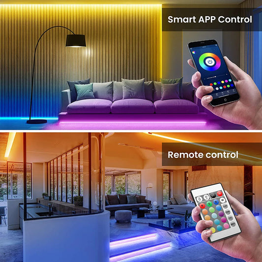 Ruban LED RGB 5 m Bluetooth USB