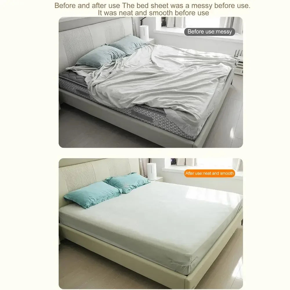 Clips serre-draps renforcés (lot de 4 ou 8) – maintien coins de lit