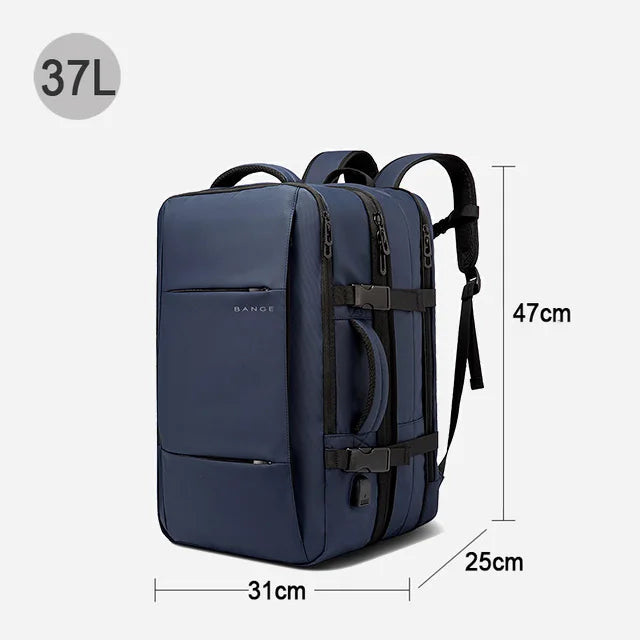 Sac à dos BANGE affaires USB 17,3″ – étanche & extensible
