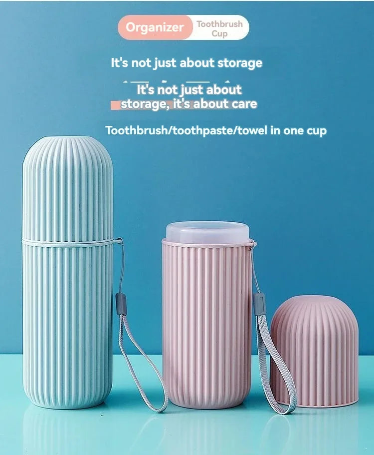 Set voyage brosse à dents & dentifrice – étui protecteur