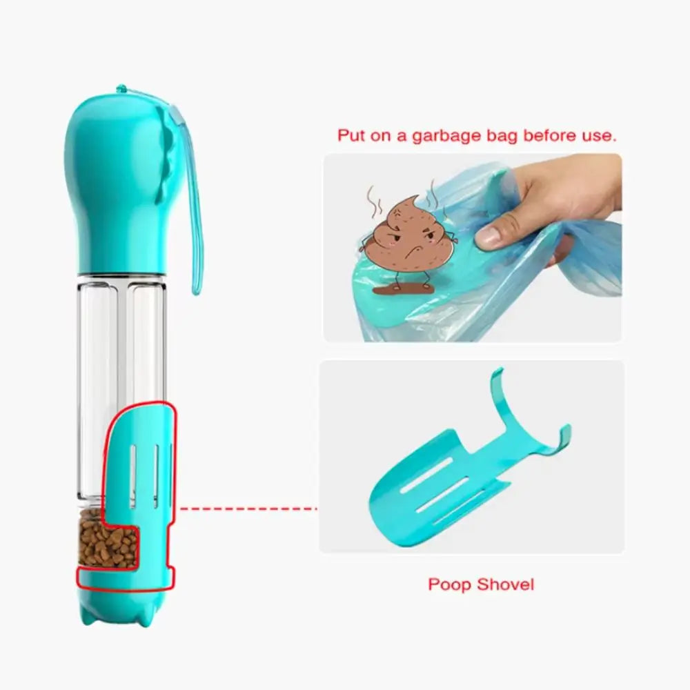 Distributeur voyage 3‑en‑1 pour chien