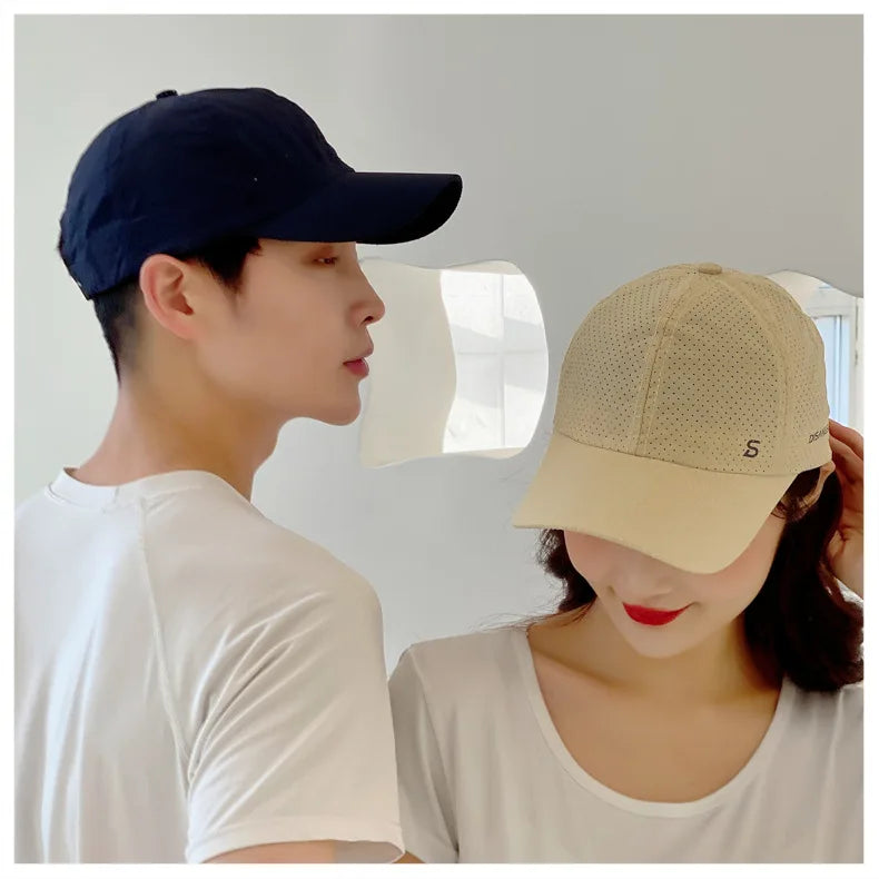 Casquette duckbill respirante – quick‑dry été mixte