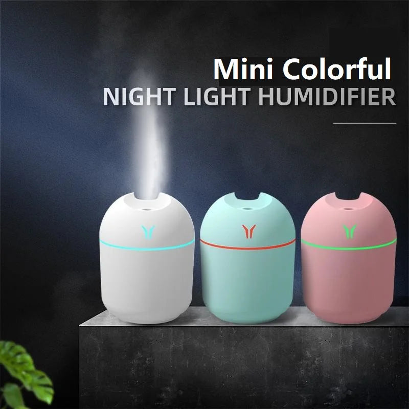 Mini humidificateur & diffuseur LED 250 ml