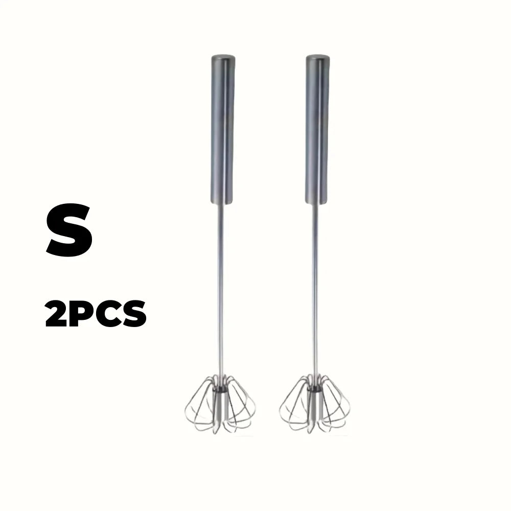 Batteur à œufs semi‑automatique inox