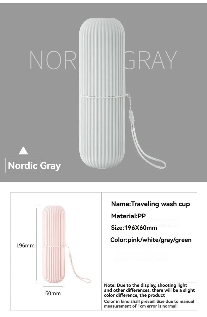 Set voyage brosse à dents & dentifrice – étui protecteur