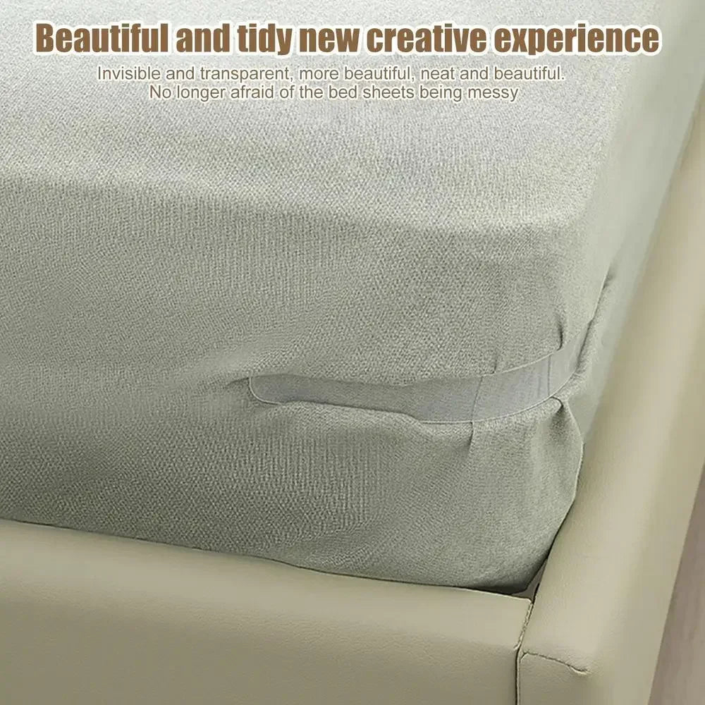 Clips serre-draps renforcés (lot de 4 ou 8) – maintien coins de lit