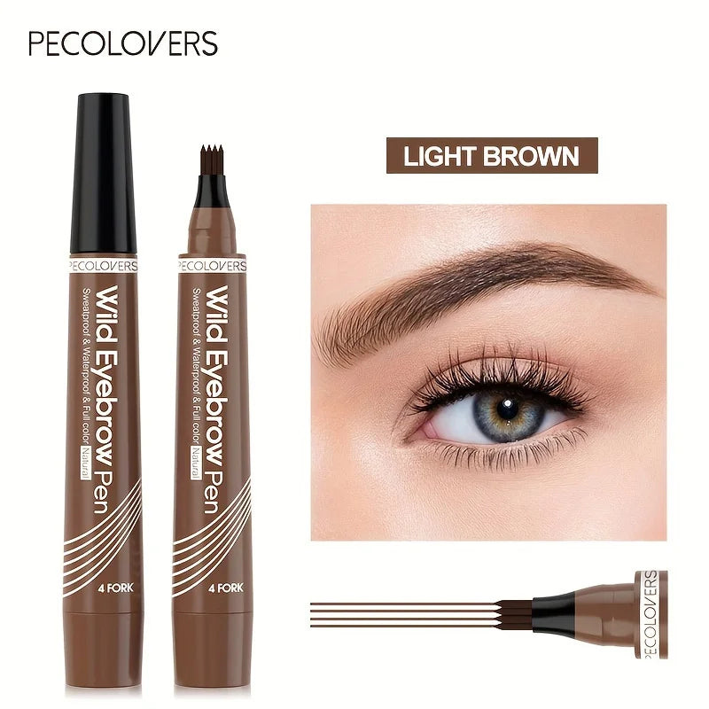 Stylo sourcils micro‑4 pointes waterproof