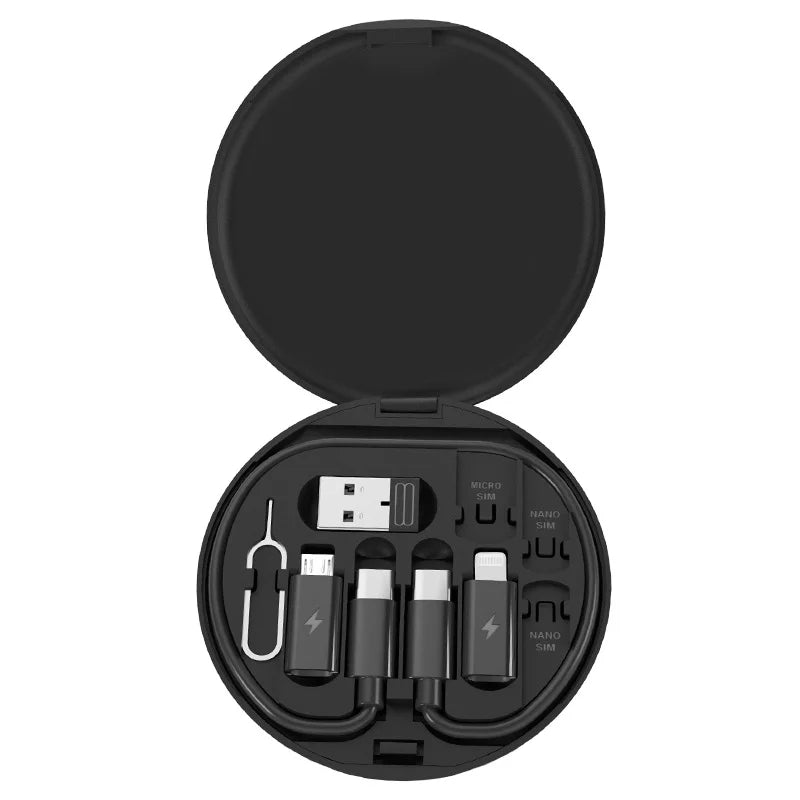 Kit adaptateur charge multi‑USB 60 W – USB‑C, USB‑A & Micro‑USB
