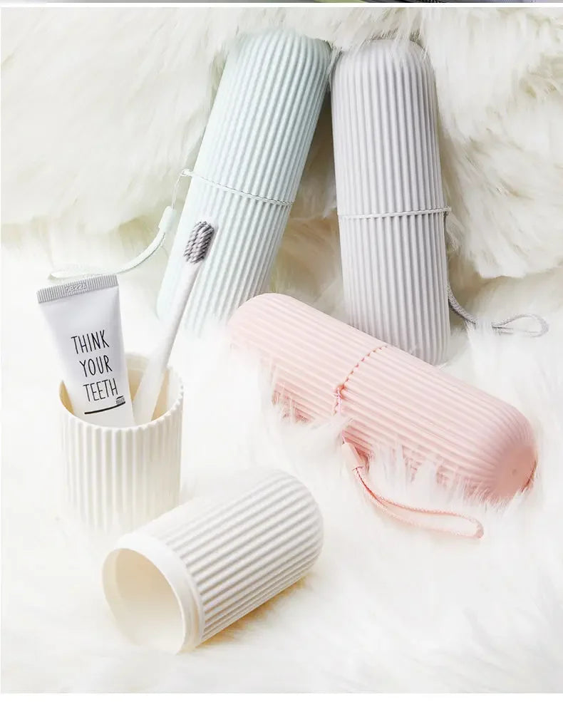 Set voyage brosse à dents & dentifrice – étui protecteur