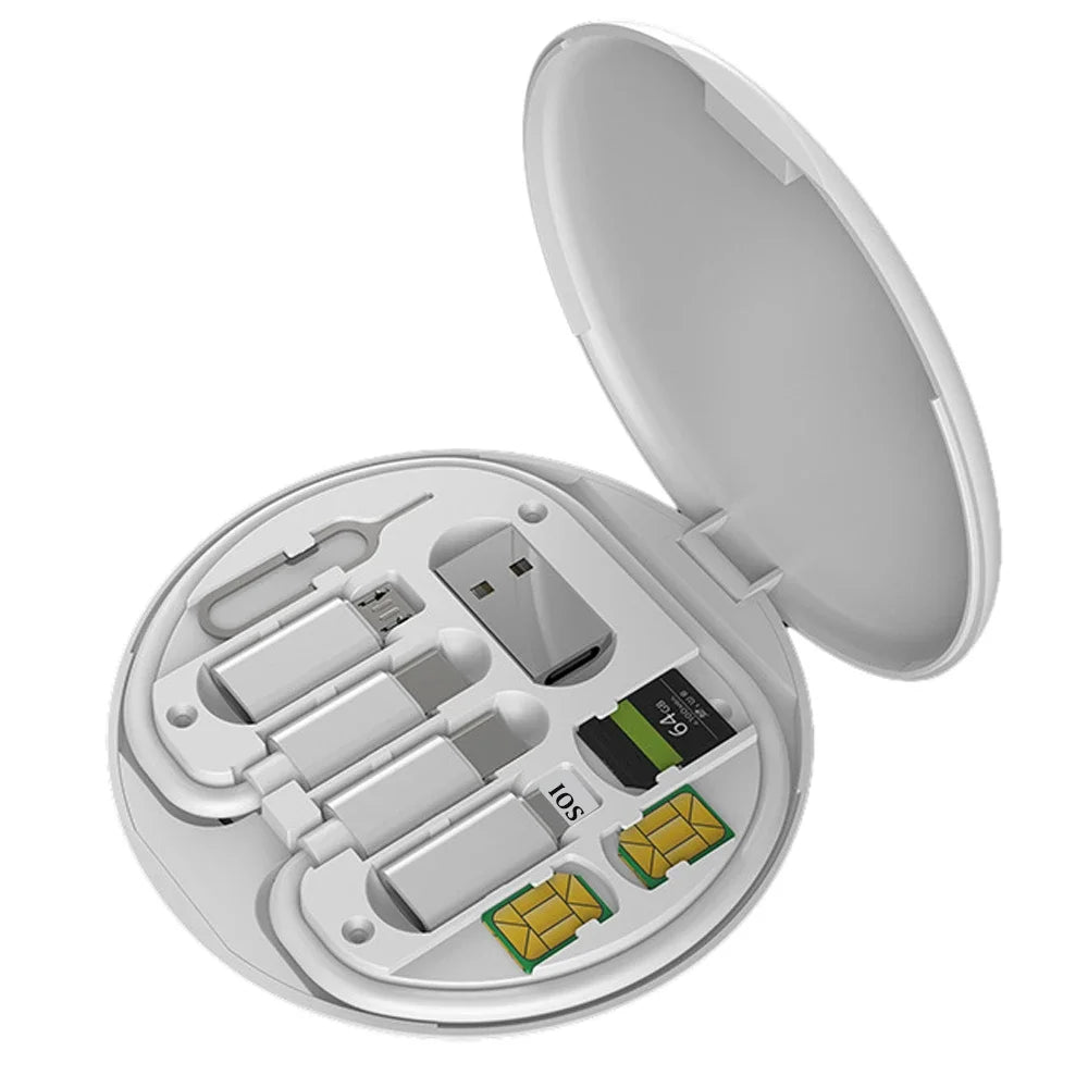 Kit adaptateur charge multi‑USB 60 W – USB‑C, USB‑A & Micro‑USB